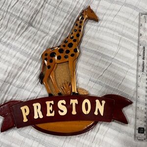 Giraffe Wall Decor - PRESTON